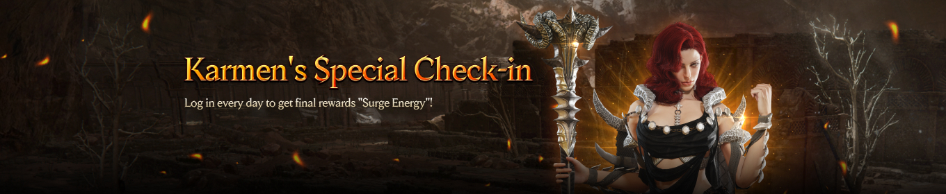 Karmen’s Special Check-in Event 